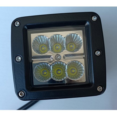 18W square light (without mounting ears)
