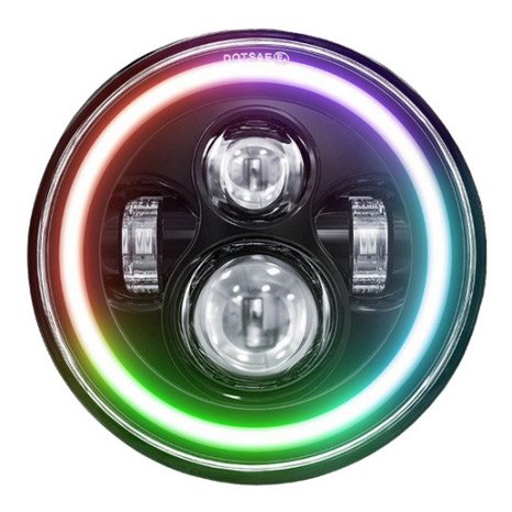 7INCH Jeep Wrangler Headlight  (RGB-Excludes Wiring)