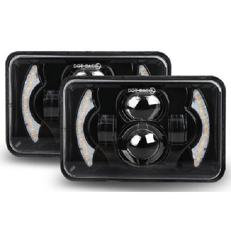 7INCH Jeep Wrangler Headlight  (yellow+white-Excludes Wiring)