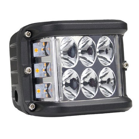 Three-sided emitting 36W light(side dual-color flash)